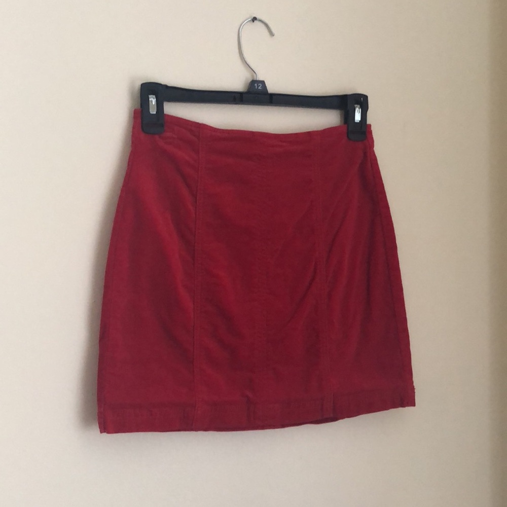 Velvet skirt